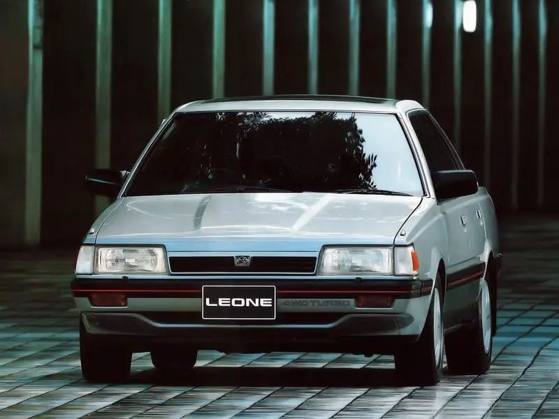 Subaru Leone (AA2, AA3, AA5, AA7) 3 поколение, рестайлинг, седан (11.1986 - 10.1992)